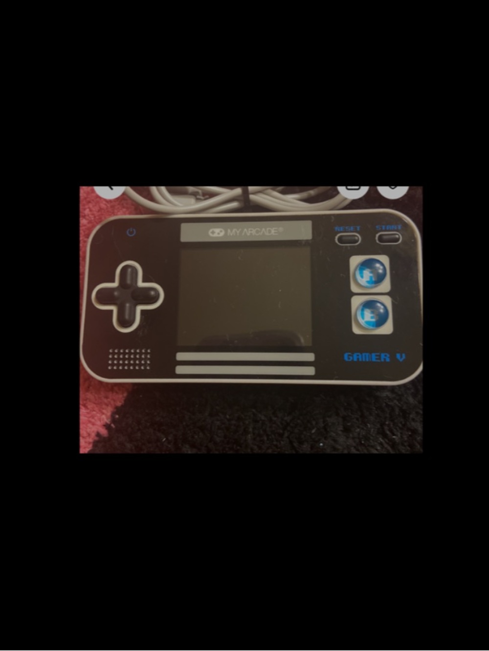 My Arcade Portable Handheld Gaming Console - Black pre love in good condition